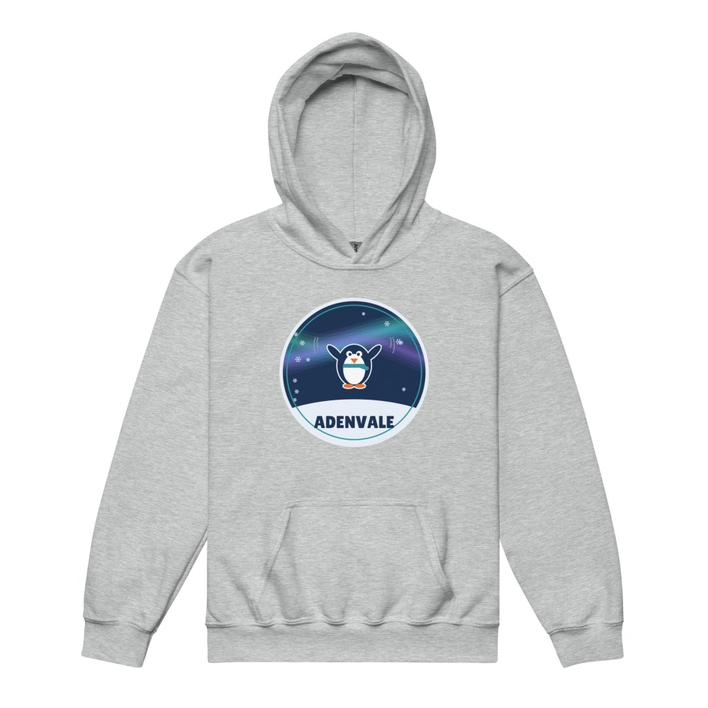 Flappy Northern Lights Badge Youth Hoodie