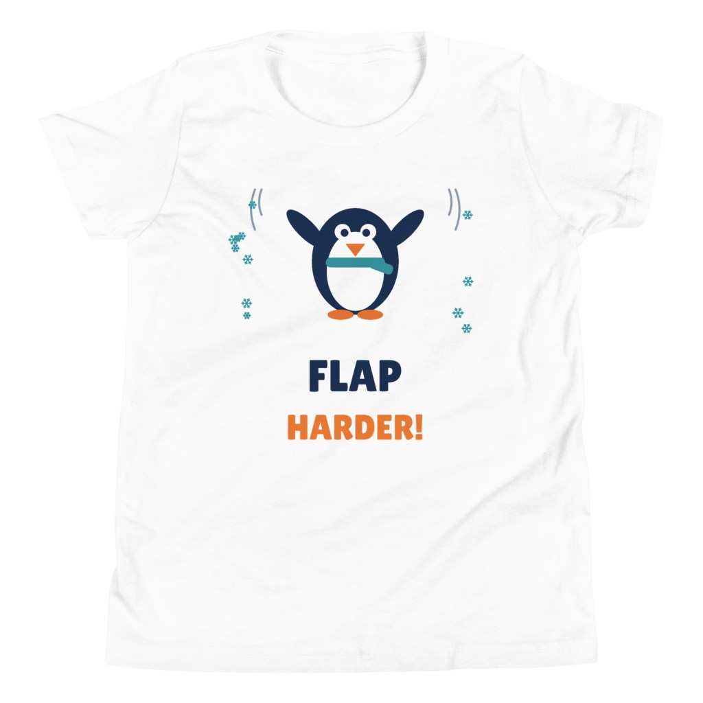 Flappy “Flap Harder” Youth Tee